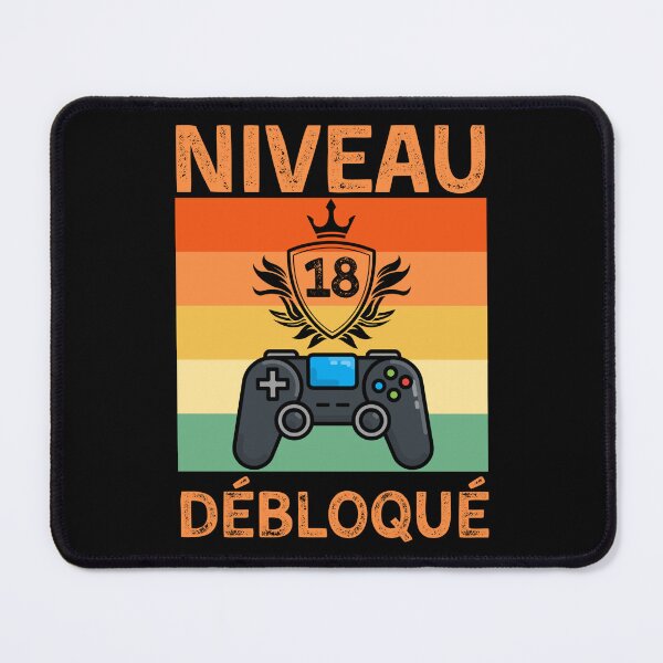 Item preview, Niveau Anniversaire 18 ans Gamer humour  designed and sold by Niko Samuel.