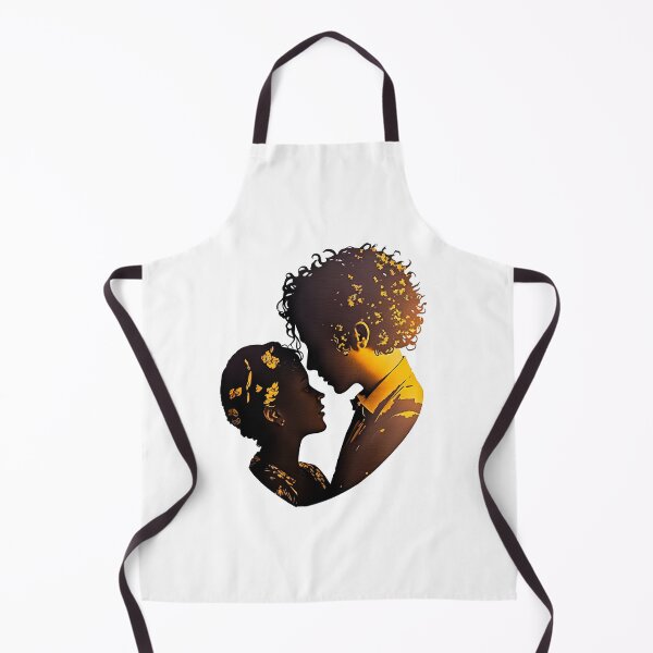 Item preview, African Couple Anniversary Present, Valentines Gift For Him Or Her, Romantic Colorful Pop Funk Design designed and sold by MorphicPrints.