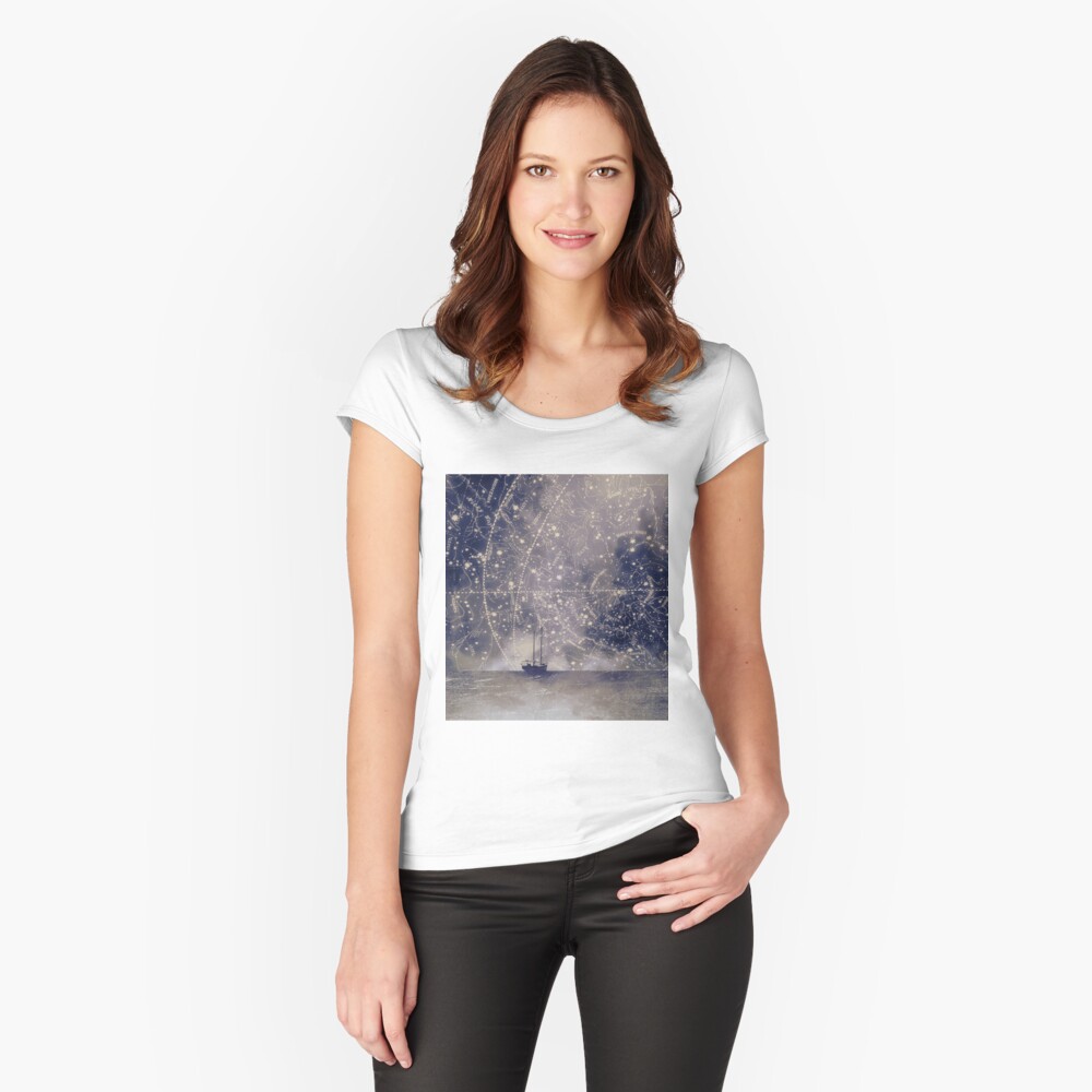 Item preview, Fitted Scoop T-Shirt designed and sold by SLUGDRAWS.