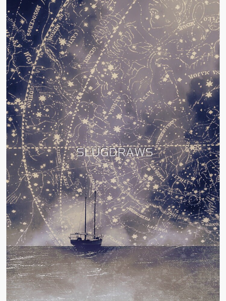 Thumbnail 3 of 3, Journal, Star maps designed and sold by SLUGDRAWS.