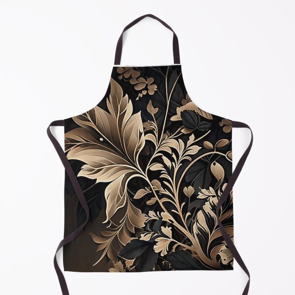 Item preview, Black and Beige abstract foliage design designed and sold by Mushrankhan.