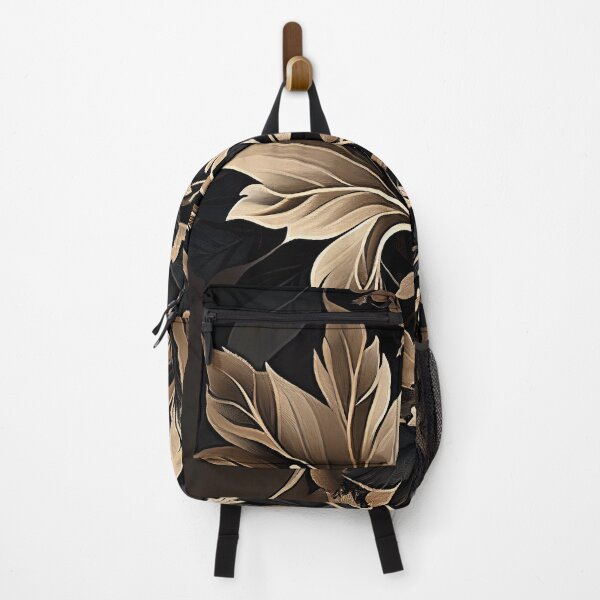 Item preview, Black and Beige abstract foliage design designed and sold by Mushrankhan.