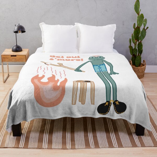 Item preview, Frog Roasting Marshmallow – Get Out S’more designed and sold by marnilauren.