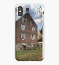 Kerr Grist Mill Panorama iPhone Case/Skin