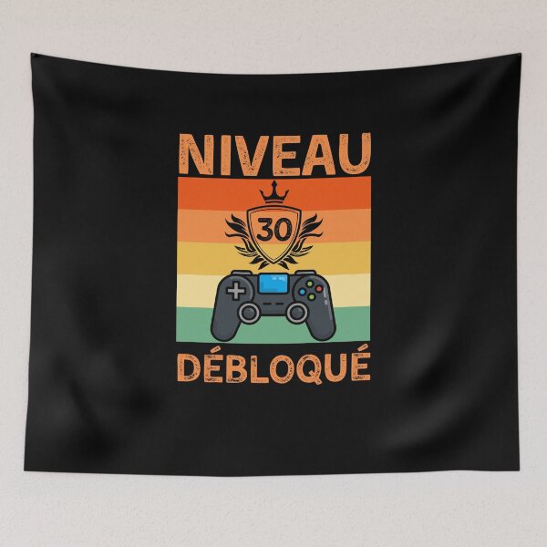 Item preview, Niveau Anniversaire 30 ans Gamer humour  designed and sold by Niko Samuel.