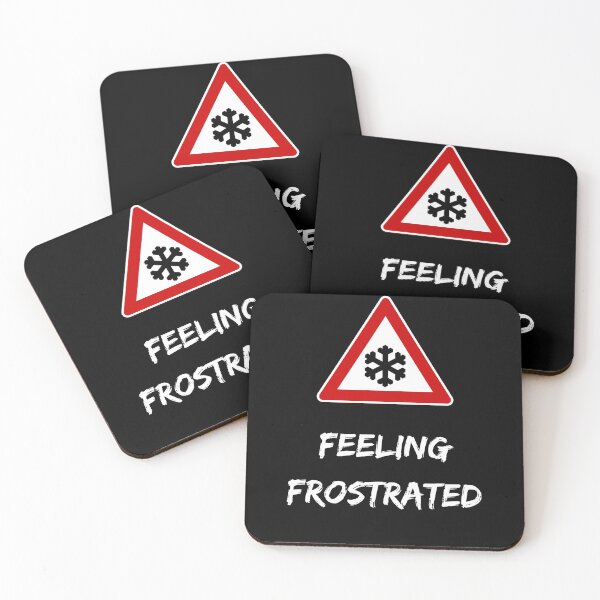 Item preview, Too cold always cold in winter funny frost wordplay snow road sign designed and sold by Artstastic.