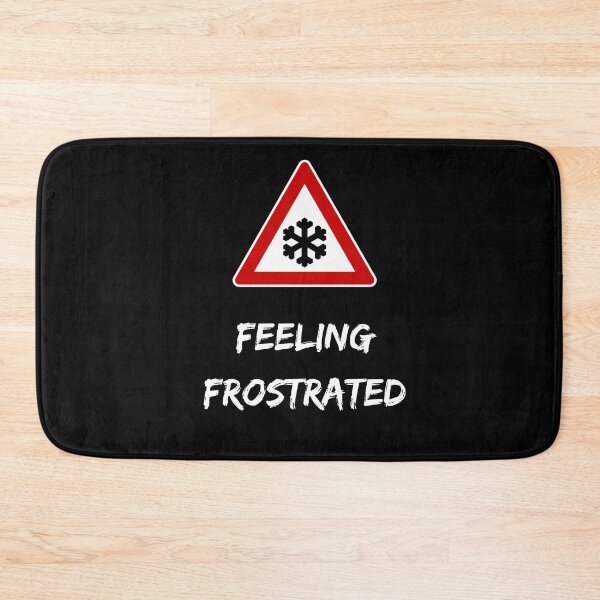 Item preview, Too cold always cold in winter funny frost wordplay snow road sign designed and sold by Artstastic.