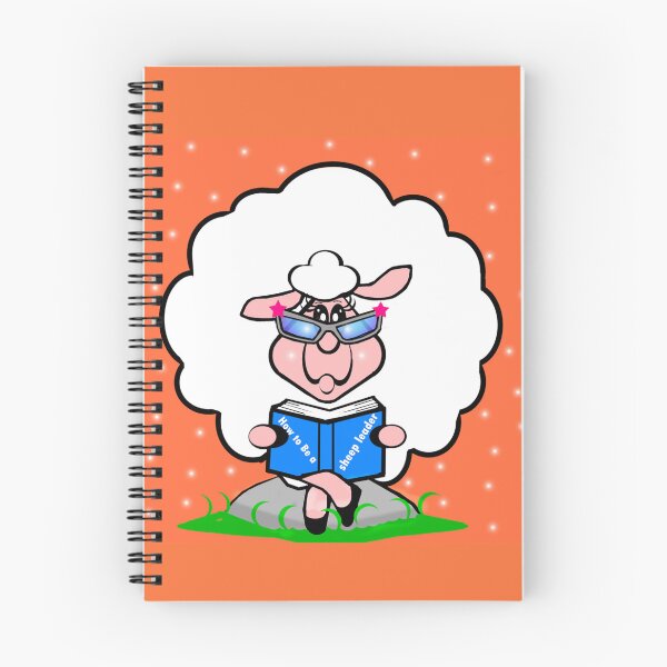 Item preview, A quiet and studious sheep  designed and sold by Shirley cute art .