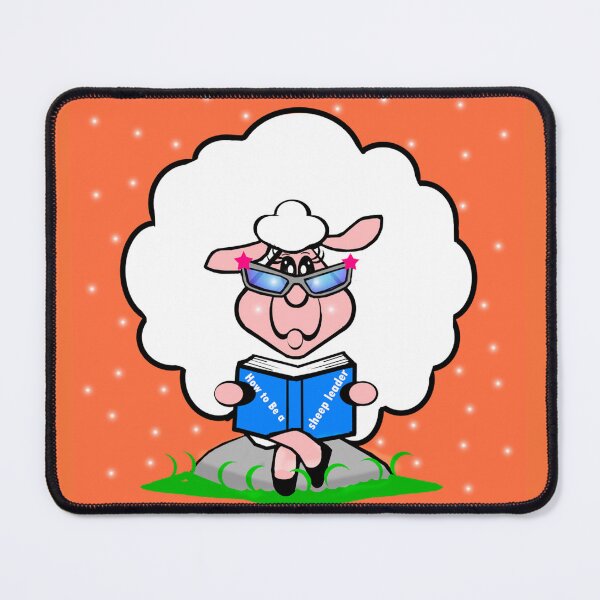 Item preview, A quiet and studious sheep designed and sold by Shirley cute art .