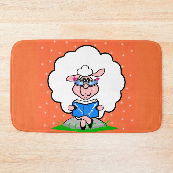 Item preview, A quiet and studious sheep  designed and sold by Shirley cute art .