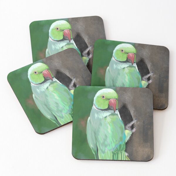 Item preview, Indian Ringneck Parakeet designed and sold by Becky Laine.
