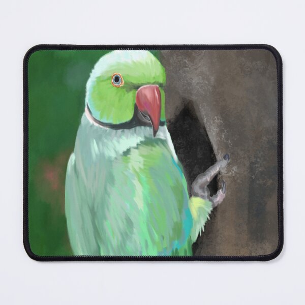Item preview, Indian Ringneck Parakeet designed and sold by Becky Laine.