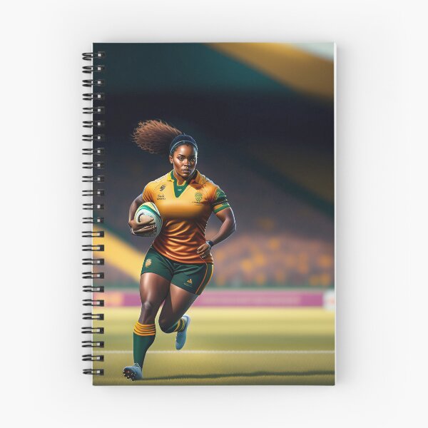 Aperçu de l'œuvre femme, joueur rugby créée et vendue par ArtShare.