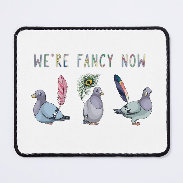 Item preview, Fancy Birds of a Feather - city pigeons designed and sold by Bennet and Bird.