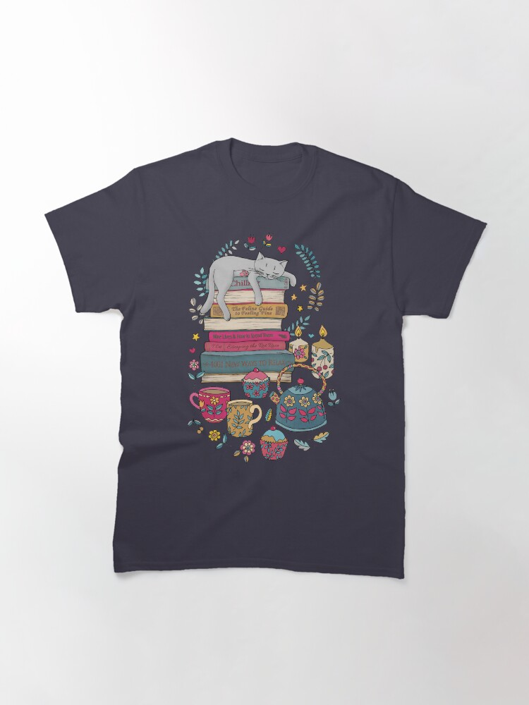 Alternate view of How to Hygge Like a Cat Classic T-Shirt