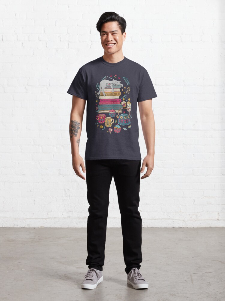 Alternate view of How to Hygge Like a Cat Classic T-Shirt