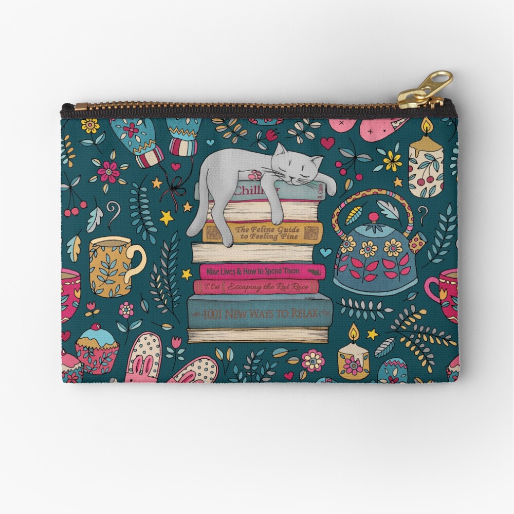 How to Hygge Like a Cat Zipper Pouch