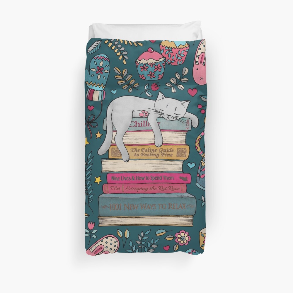 Wie man wie eine Katze hygge Bettbezug