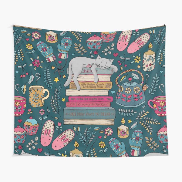 How to Hygge Like a Cat Tapestry