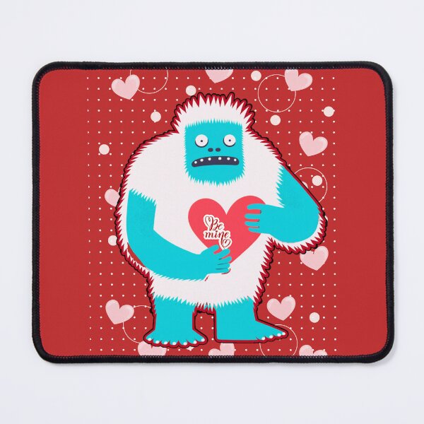 Item preview, YETI LOOKING FOR A VALENTINE Midjourney AI Artwork designed and sold by davidjulie.