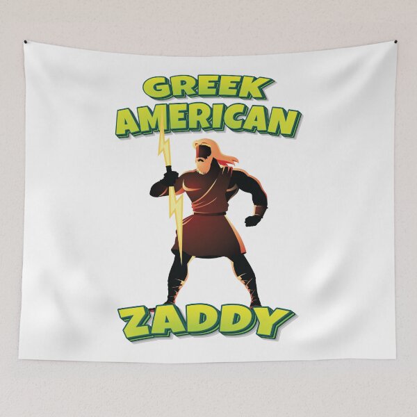 Item preview, Greek American Zaddy Zeus Greek God designed and sold by QueensNewYork.