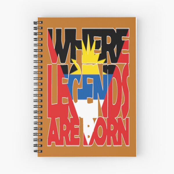Item preview, Antigua Flag - Where Legends Are Born - Antiguan - Soca Mode designed and sold by Soca-Mode.