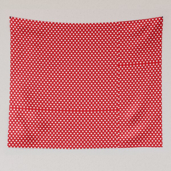 Item preview, Christmas red pattern, red, dots, white designed and sold by paolboa.