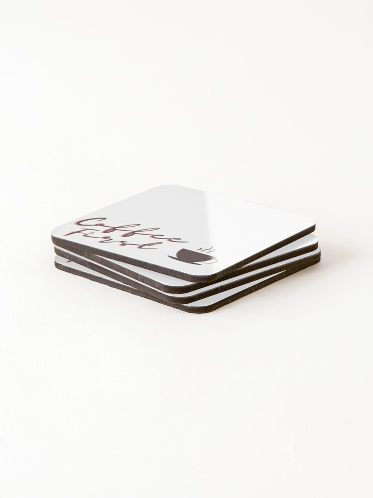 Thumbnail 4 of 5, Coasters (Set of 4), Coffee first designed and sold by RandiMullins.