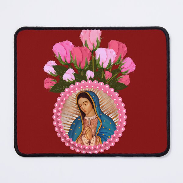 Item preview, Our Lady of Guadalupe Pink Roses designed and sold by hispanicworld.