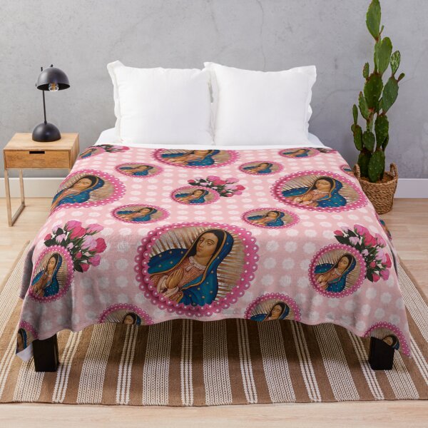 Item preview, Our Lady of Guadalupe Pink Roses designed and sold by hispanicworld.