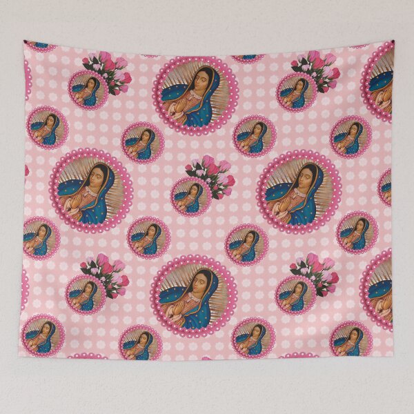 Item preview, Our Lady of Guadalupe Pink Roses designed and sold by hispanicworld.