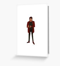 Leica Man Greeting Card