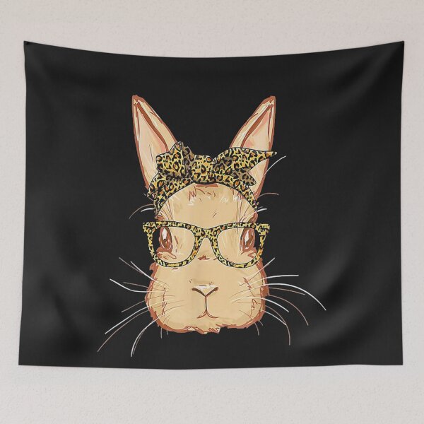 Item preview, Happy Easter Day Leopard Bunny Rabbit designed and sold by Irundell2020.
