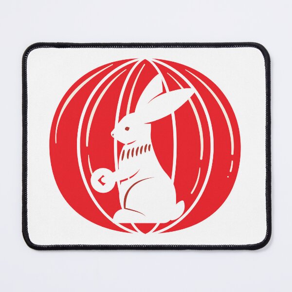 Item preview, RABBIT IN RED LANTERN designed and sold by HAIFAHARIS.