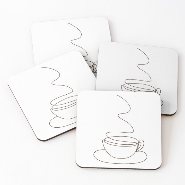 Item preview, Coffee line art designed and sold by RandiMullins.