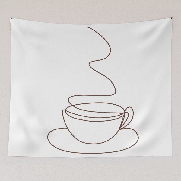 Item preview, Coffee line art designed and sold by RandiMullins.