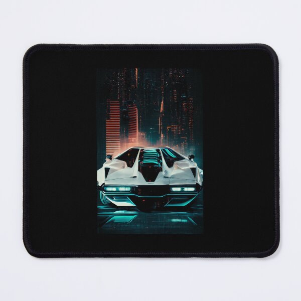 Item preview, Cyberpunk car with city backdrop designed and sold by Christolamber.