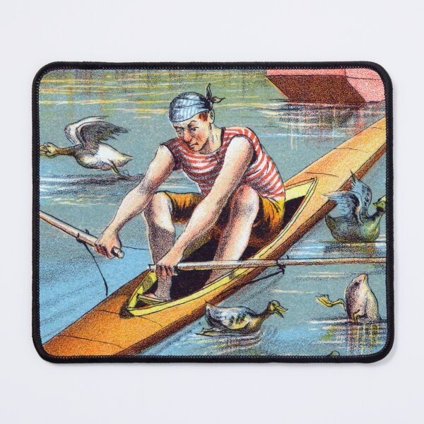 Item preview, 1885 Absent Minded Sculler  designed and sold by historicimage.