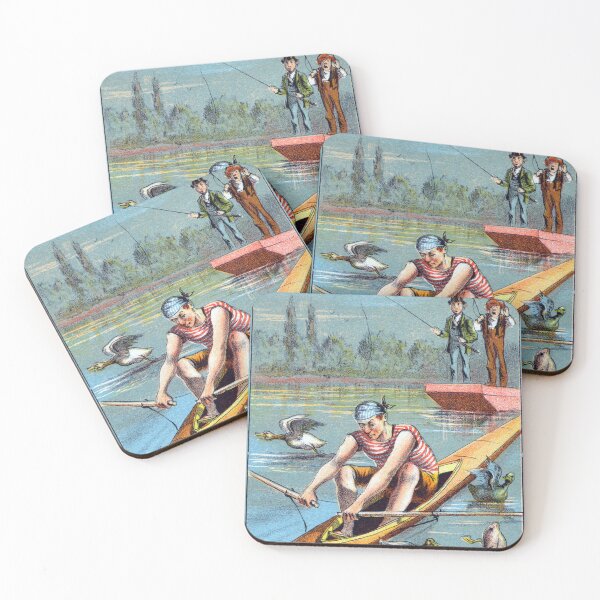 Item preview, 1885 Absent Minded Sculler  designed and sold by historicimage.