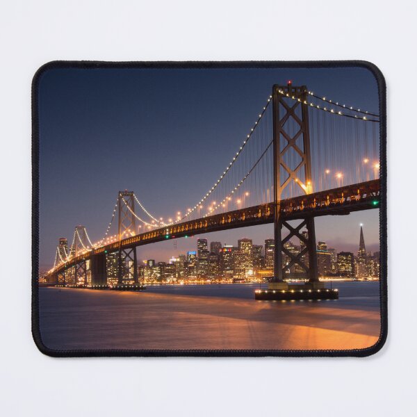 Item preview, Dusk over the Bay Bridge and San Francisco Waterfront designed and sold by yhelfman.