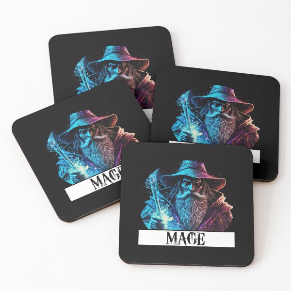 Item preview, RPG Mage Class Neon designed and sold by FantasyRealmOP.