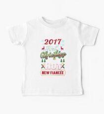 First Christmas With Hot New Fiancee Engaged Couple Baby Tee