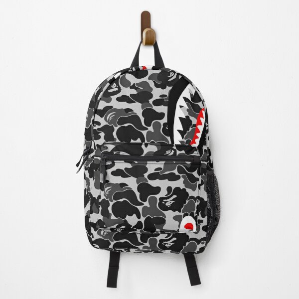 A Bathing Ape Camo Backpack - Purple Backpacks, Bags - WBATP24226