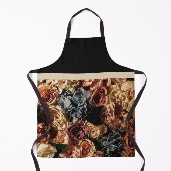 Item preview, Floral, beige and black texturized color block design designed and sold by bubbley2021.