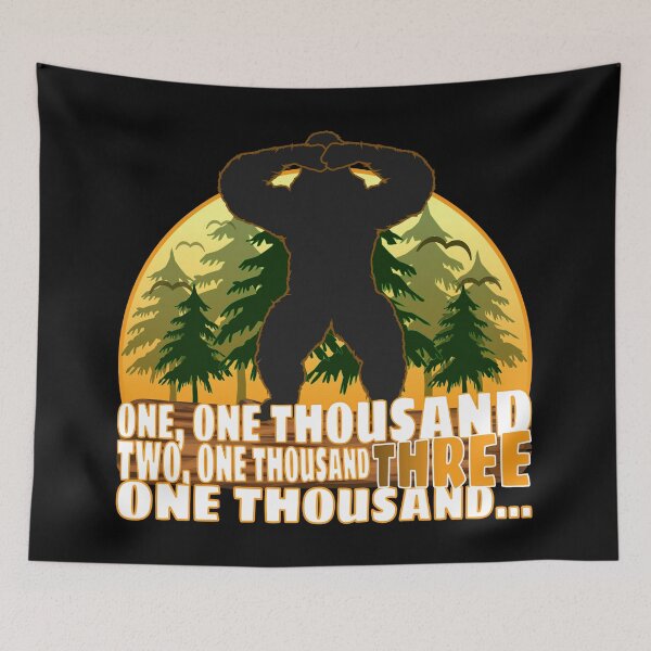 Item preview, Bigfoot - Your Turn…one, one thousand; two, one thousand; three, one thousand… designed and sold by BLACKSUN-SHOP.