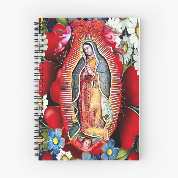 Item preview, Our Lady of Guadalupe Mexican Virgin Mary Mexico Flowers Tilma  designed and sold by hispanicworld.