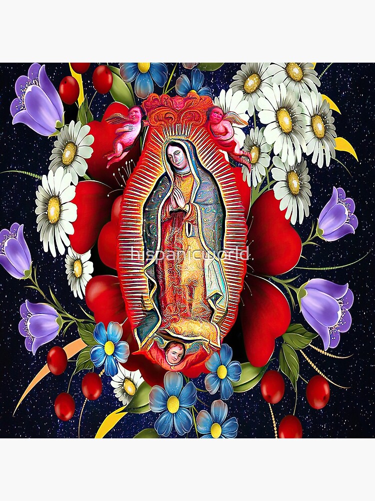 Our Lady of Guadalupe Mexican Virgin Mary Mexico Angels Tilma 20-107  Backpack for Sale by hispanicworld
