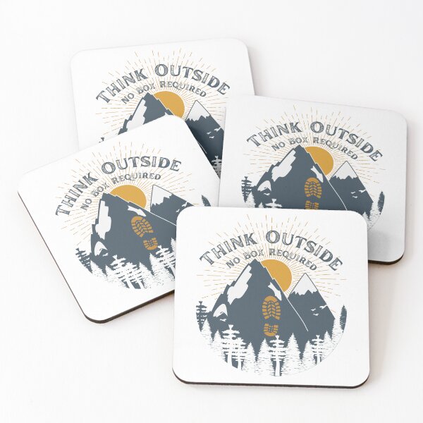 Item preview, Think Outside No Box Required Hiking designed and sold by SimpleSteve.