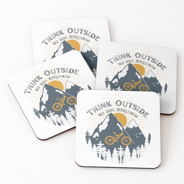 Item preview, Think Outside No Box Required Biking designed and sold by SimpleSteve.