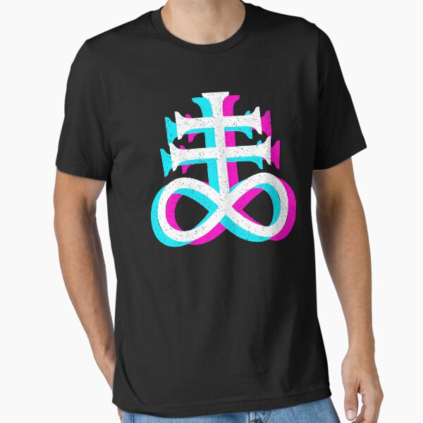 Vista previa del artículo con la obra «LA CRUZ DEL LEVIATÁN - SATANISMO Y OCULTISMO», diseñado y vendido por ShirtWreck.